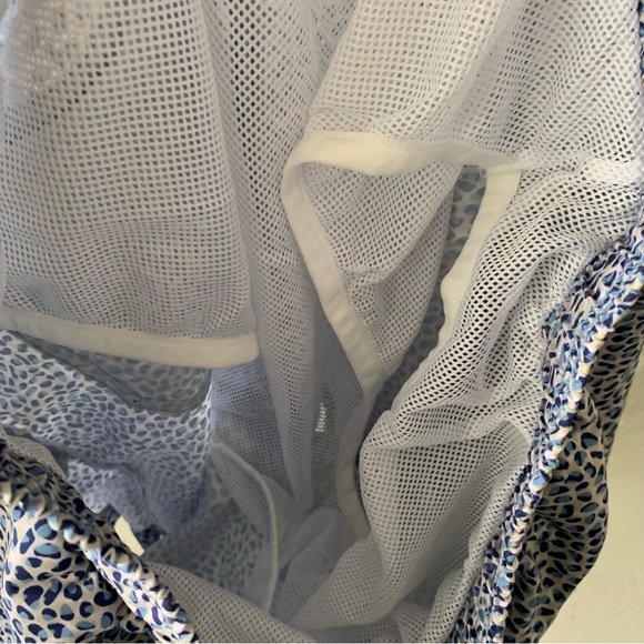 ALL FENIX Australia Pebble Leopard Abstract Print Short Blue Men Swim Trunks XL - Picture 9 of 12